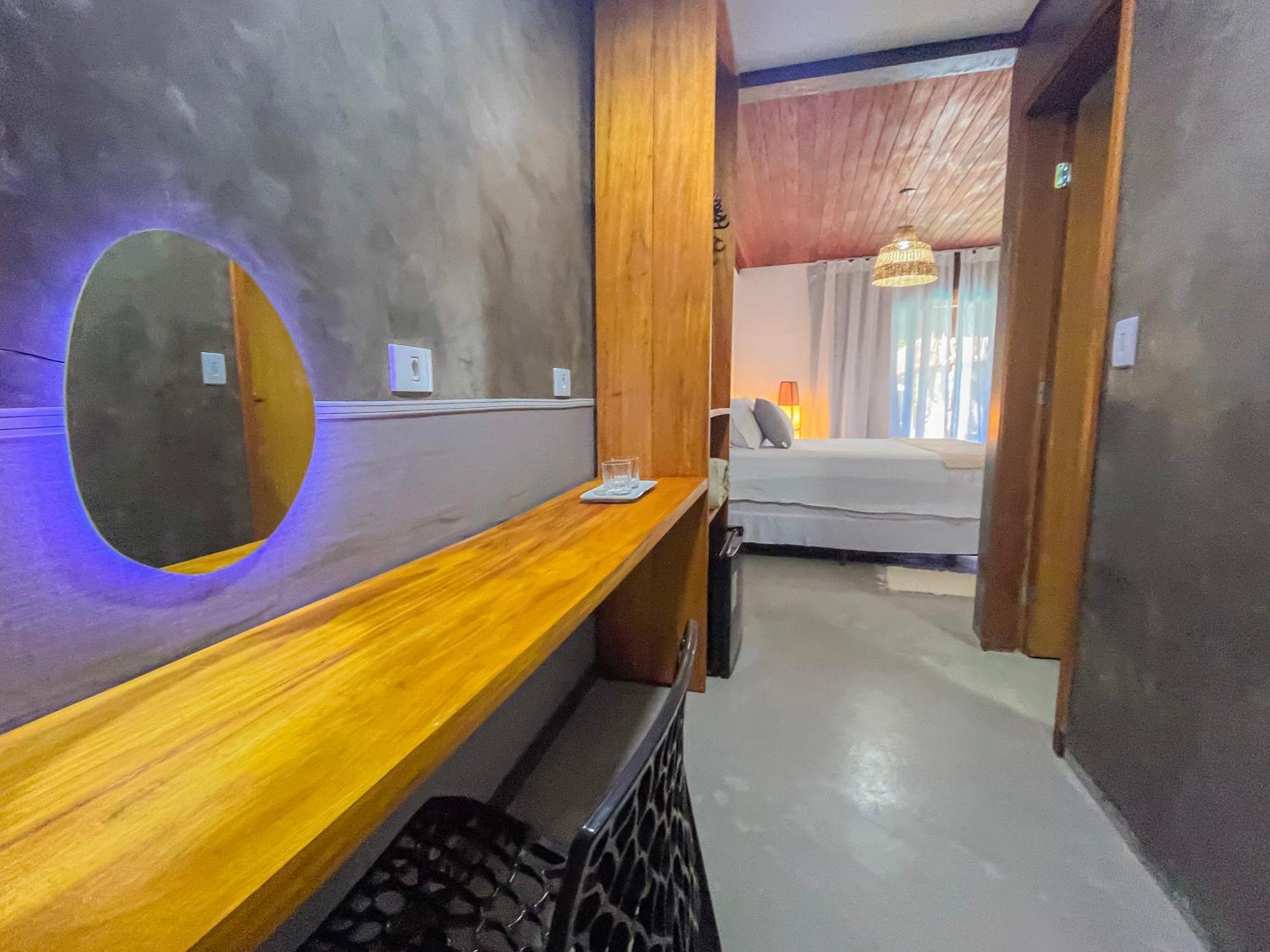Parador 7 Bangalo, Praia Do Parracho, 1,0 Km Da Rua Mucuge Порту-Сегуру Экстерьер фото