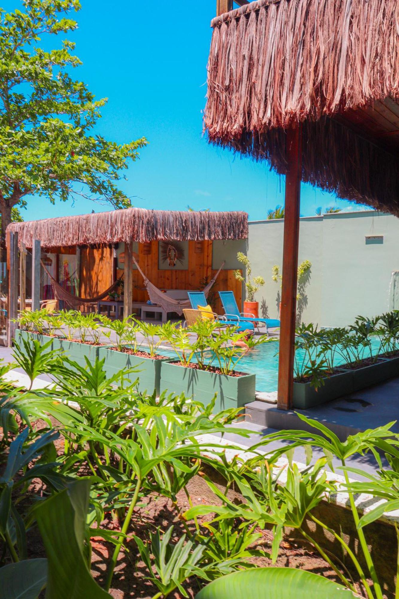 Parador 7 Bangalo, Praia Do Parracho, 1,0 Km Da Rua Mucuge Порту-Сегуру Экстерьер фото
