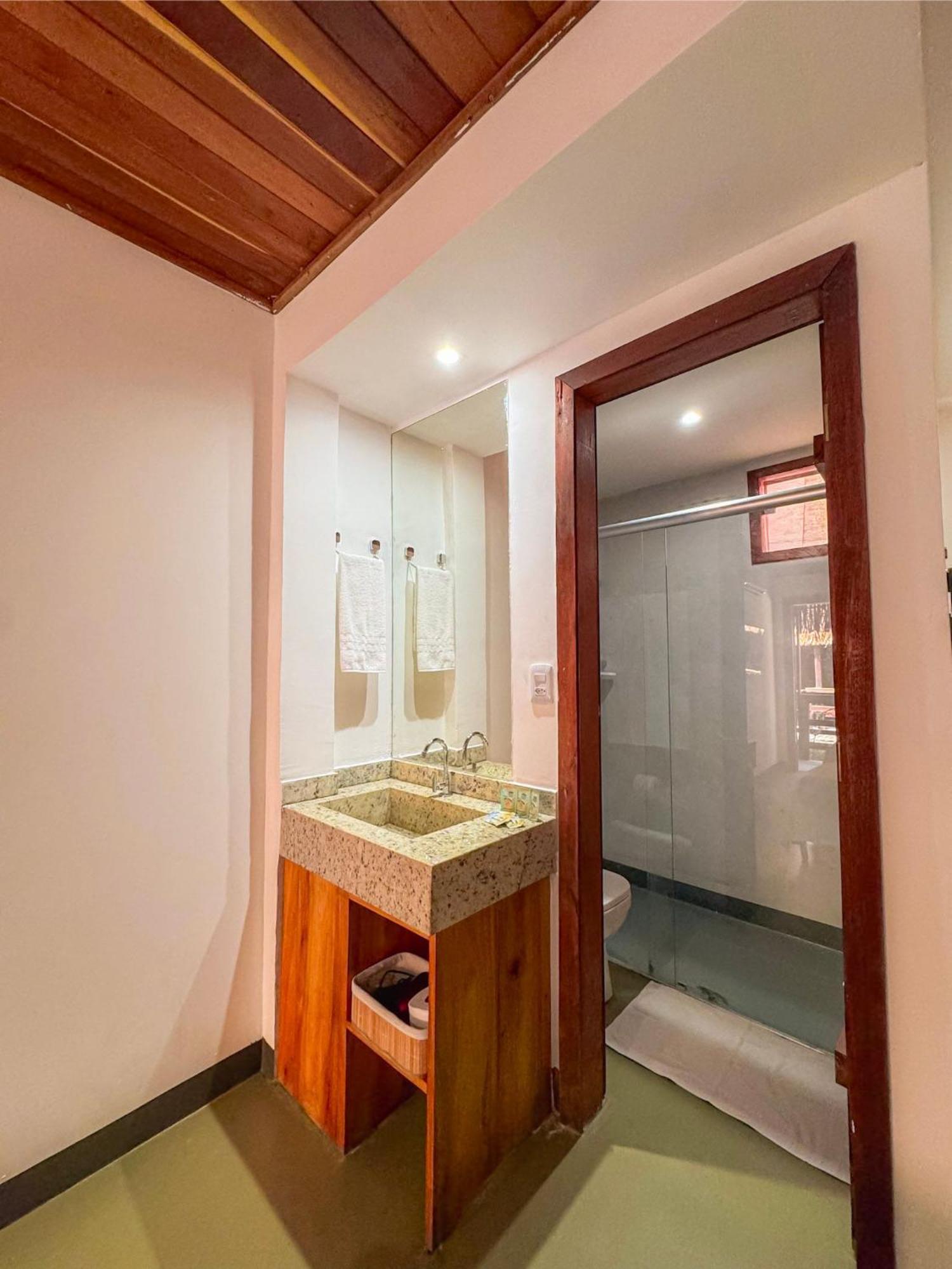 Parador 7 Bangalo, Praia Do Parracho, 1,0 Km Da Rua Mucuge Порту-Сегуру Экстерьер фото
