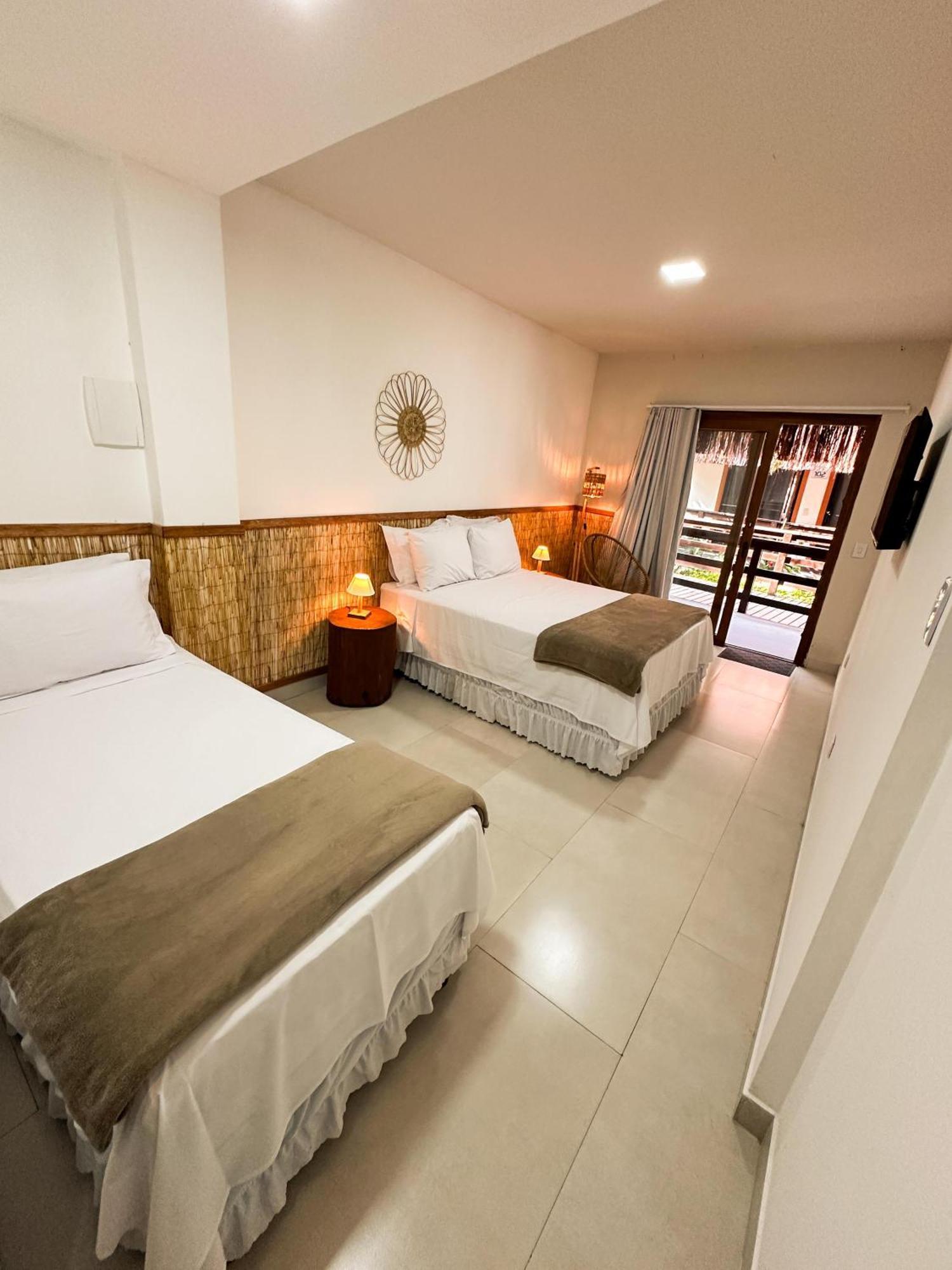 Parador 7 Bangalo, Praia Do Parracho, 1,0 Km Da Rua Mucuge Порту-Сегуру Экстерьер фото